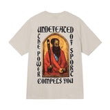 UNDEFEATED T Shirts Crew Neck Men's and Women's Loose