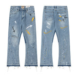 Gallery Dept Pant Paint-Splashing Style Graffiti Jeans Men