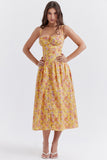 Women Dress Elegant Vacation Style Sling Dress