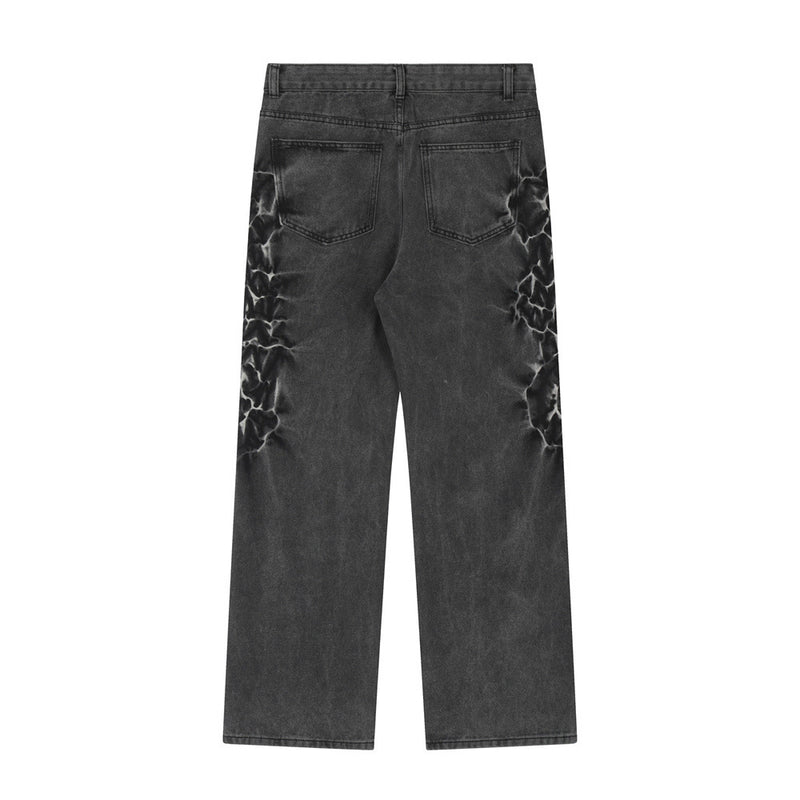 Men Jeans Old All-Match Loose