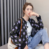 Women Knitted Cardigan Retro Loose and Cute Series