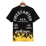 Palm Angle T Shirts Palm Angels Flame Print T-shirt