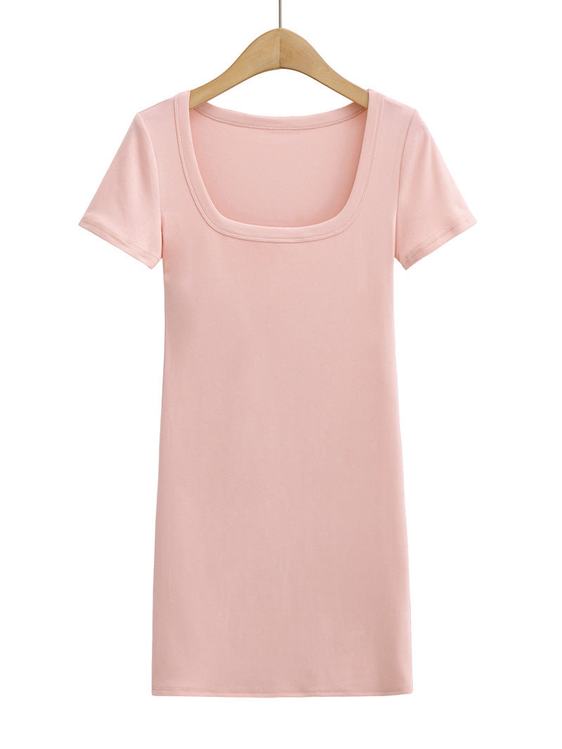 Women Dresses Summer Slim Shirt Dress