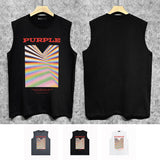 Purple Brand Tank T Shirts Sleeveless T-shirt Vest