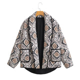 Women Cotton Coat Fashion Baggy Coat