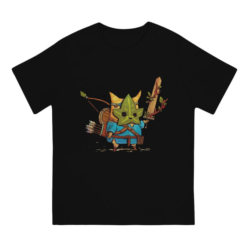 Korok Men TShirt Z-Zelda Crewneck Short Sleeve Fabric T Shirt