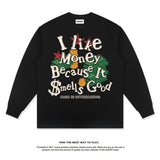 Unisex Long Sleeve Shirt Autumn/Winter Print Long Sleeve T-Shirt