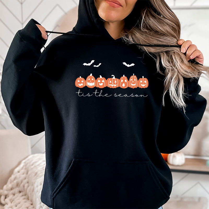 Happy Halloween Pumpkins Tis The Beason Casual Hoodies