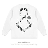 Unisex Long Sleeve Shirt Autumn and Winter Long Sleeve T-Shirt Loose