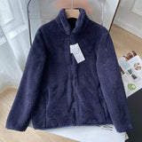 Women Hoodie Polar Fleece Solid Color Leisure Warm