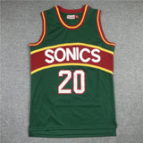 Vintage Seattle T Shirts Seattle Sonics Vintage Embroidered Basketball