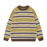 Women Sweater Vintage Knitted Top Idle Style Oversize