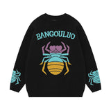 Women Sweater Sweet Cool Star Jacquard Knitted Couple Sweater Oversize