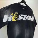 Hellstar T Shirt Vintage Old Loose Casual Short Sleeve T-Shirt