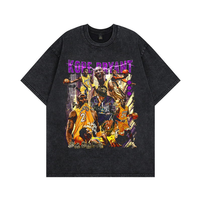 Men T-Shirt NBA Star Character Vintage