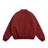 Men Cotton Padded Jacket Men's Thickened Warm Cotton Coat Jacket Baseball Uniform