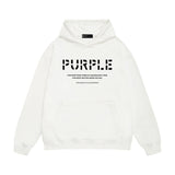 Purple Brand Hoodie Fashion Loose Hooded Sweater