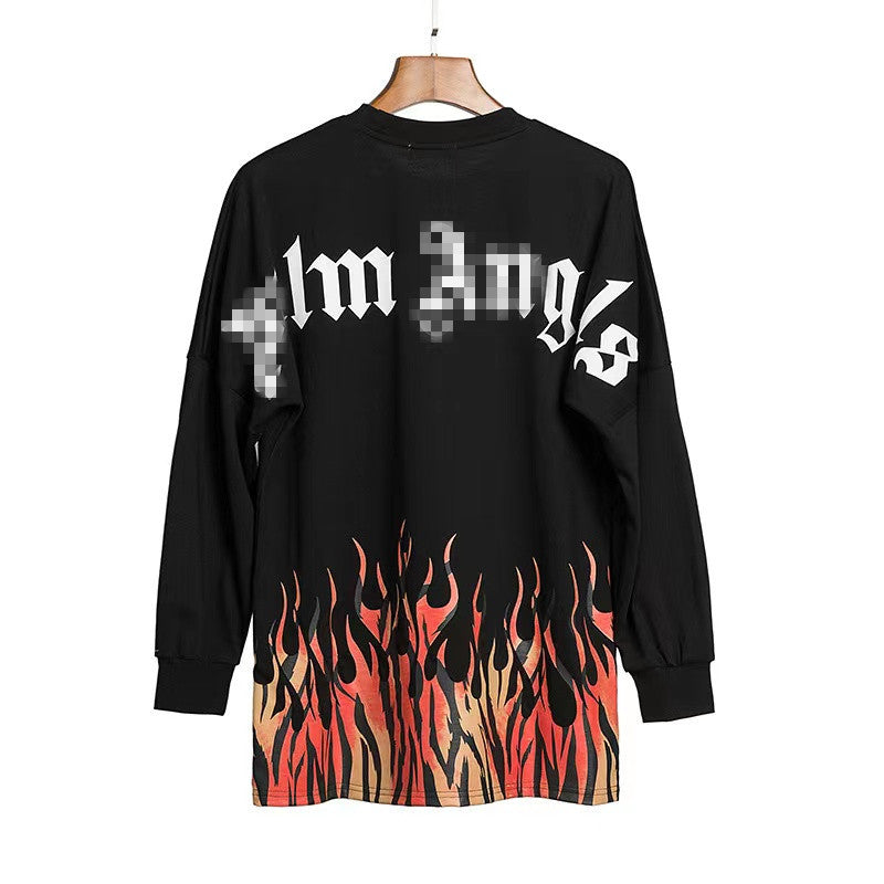 Palm Angels Sweatshirts Long Sleeve T-shirt Men and Women Loose Long Sleeve Jacket