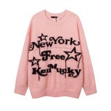 Women Sweater Loose Knitted Sweater Couple