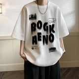 Men T Shirt Waffle Oversize Handsome