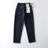 Women Jeans Retro Loose Small Slimming