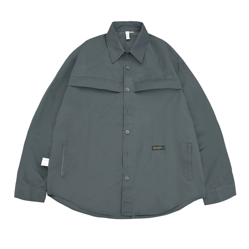 Unisex Shirt Vintage Cityboy Loose Casual