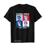 Inspired by Queen's Platinum Jubilee 2022 Elizabeth 70 Years T-shirt Short Sleeve T-shirt