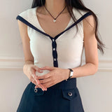 Women Vest Suspenders Knitted Sexy Hot Girl