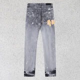 Amiri Jeans Trend Gradual Change Color Ripped Jeans