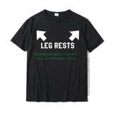 Funny Leg Rests Dad Joke Gift T-Shirt Adult Oversized Hi