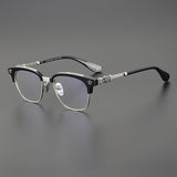 CHH Chrome Hearts Glasses Vintage half-frame glasses Pure titanium frames