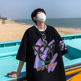 Men T Shirt Summer Loose All-Matching plus Size