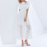 Bohemian Dress Lace Slimming Long Dress