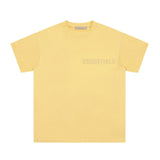 Fog Essentials T Shirts Spring Summer FOG Letters Crew Neck Pullover Short