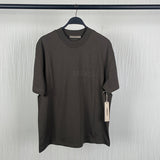 Fog Essentials T shirt Flocking Logo Loose T shirt