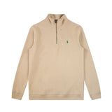 Ralph Lauren Coat Paul RL Ralph Pony Embroidery Half Zipper Long Sleeve Knit