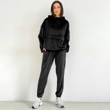 Women Co-Ords Two-Piece Suit Hooded Sweater Fashion