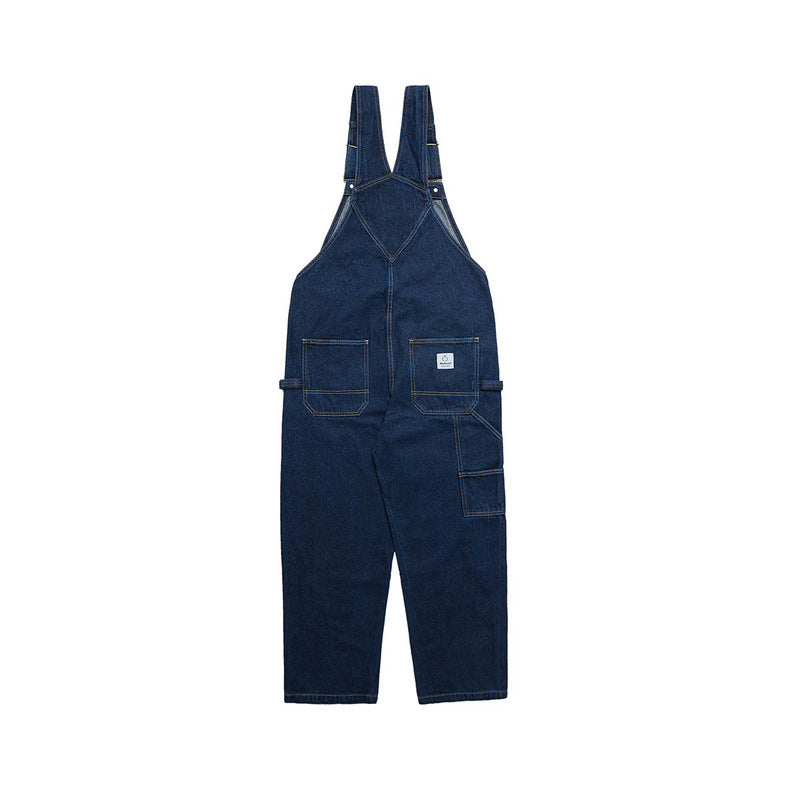 Cargo Pants Retro Loose Casual Suspender Pants