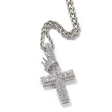 Jewelry Pendant Necklace Men's ZirconNecklaces Crosses Spectrum Necklaces Crosses