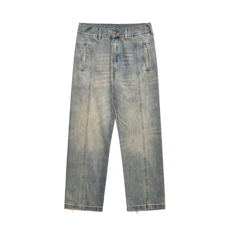 Men Jeans Worn Loose