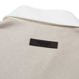 Fear of God Essentials 1977 Knit Polo Long Sleeve Fog Sweater for Men and Women