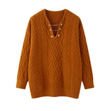 Women Pullover Sweater Temperament Loose Pullover
