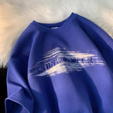 Men T Shirt Waffle Retro Loose Casual