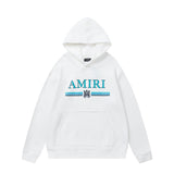 Amiri Hoodie AMI Micro Label Letter Print Pattern Hooded Sweater