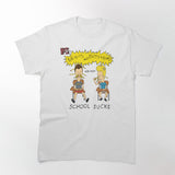 Beavis Butthead Rock Men Tshirt Comic Punk Tops T Shirts