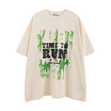 Men T-Shirt Oversize Graffiti All-Match