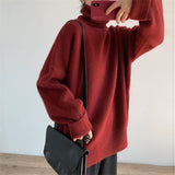 Women Pullover Sweater Loose Temperament Knitwear