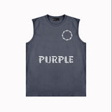 Purple Brand Tank T Shirts Sleeveless T-shirt Vest