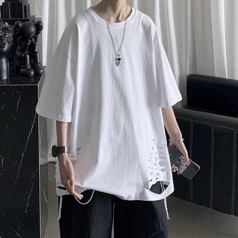 Men's T Shirt All-Match Loose and Simple