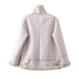 Women Cotton Coat Fleece Padded Jacket Temperament